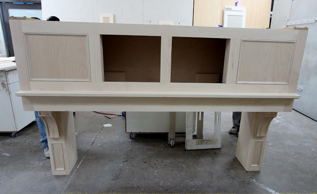 Process of building a Custom Hood & Cabinets by APlus Interior Design & Remodeling