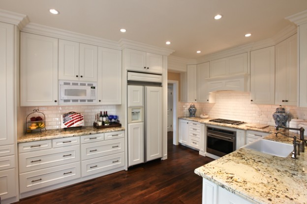 White Kitchen Cabinets Open Up New Solutions