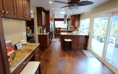 Fountain Valley Traditional Brown G-Shaped Kitchen Remodel